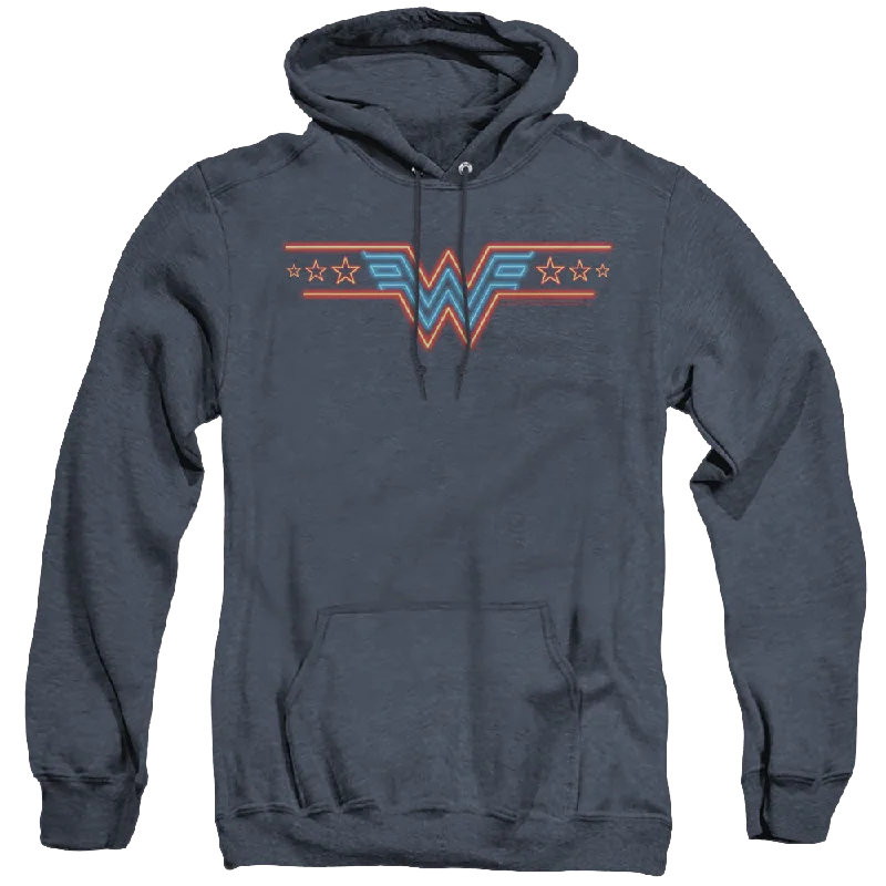 Wonder Woman 1984 Neon Beat - Heather Pullover Hoodie