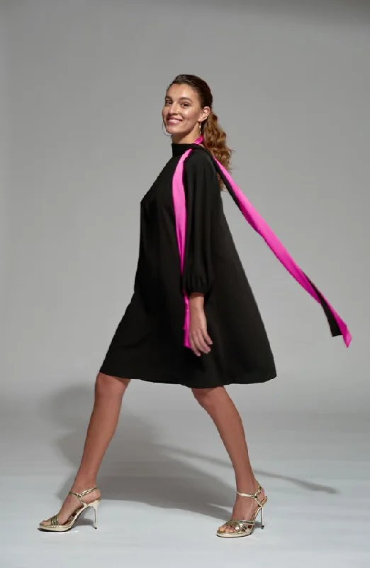 Moskada Black/Pink Paris Dress