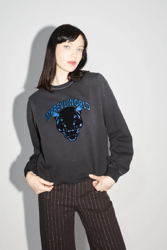 Imprevu Blue Panther Sweatshirt