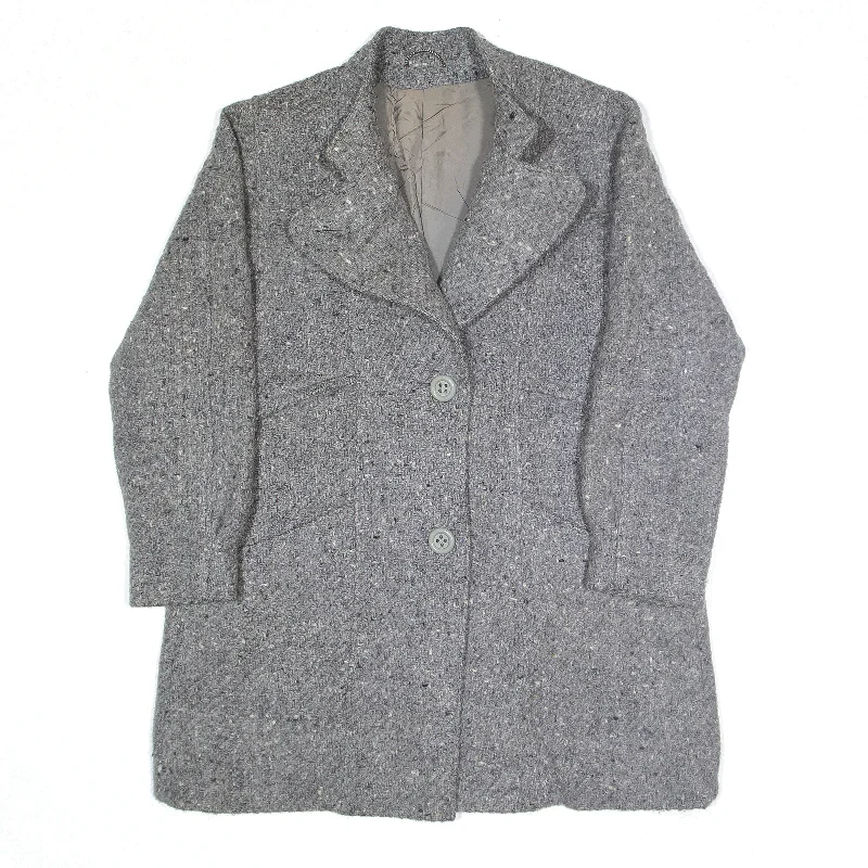 RENE SCHAAD Blazer Jacket Grey Womens M