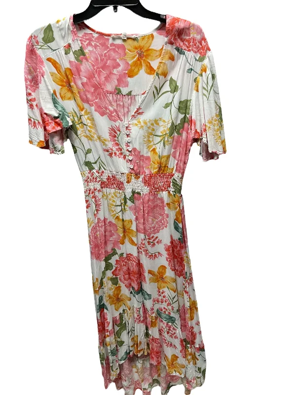 Dress Casual Maxi By Clothes Mentor In Floral Print, Size: M