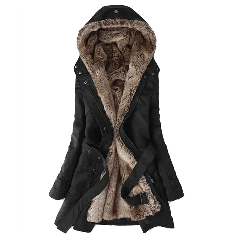 Two Way Wear Fur Coat Parka