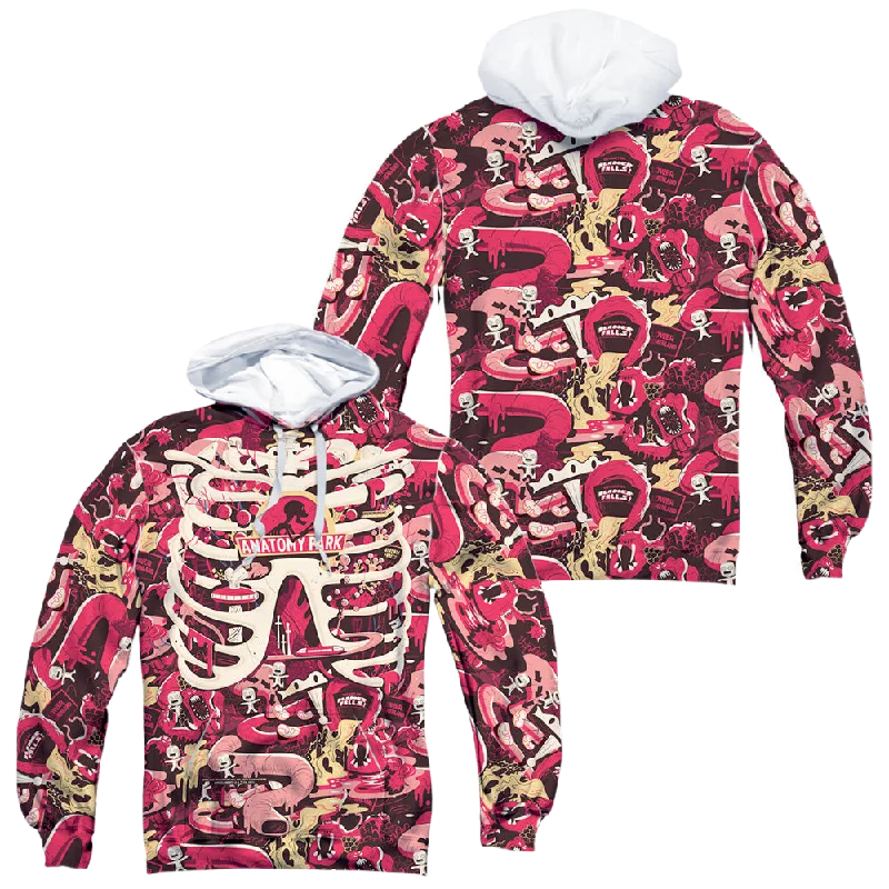 Rick and Morty Anatomy Park - All-Over Print Pullover Hoodie