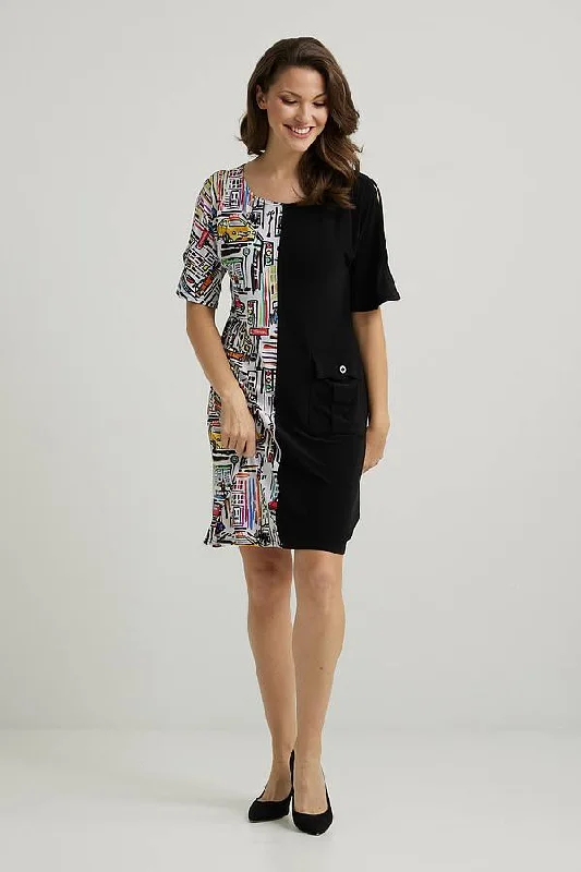 Joseph Ribkoff Urban Print Dress