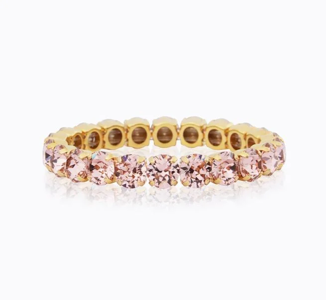 Caroline Svedbom Gia Studded Bracelet Vintage Rose