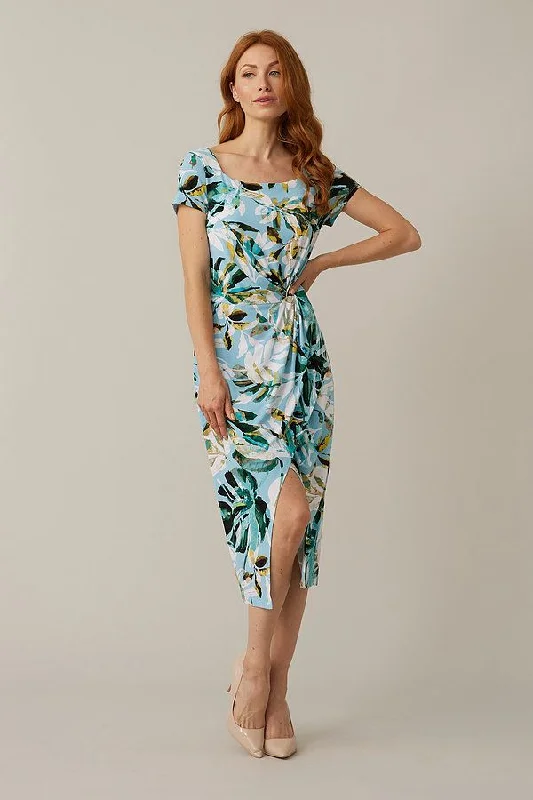 Joseph Ribkoff Tropical Print Dress