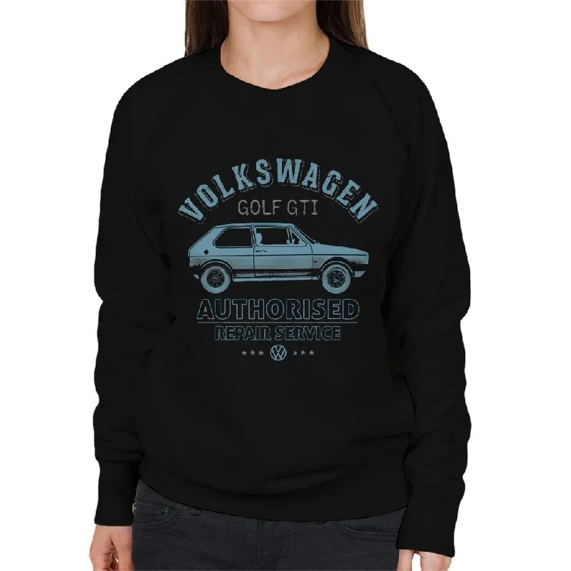 stylish performance hoodieVolkswagen Blue Golf GTI Repairs Women's Sweatshirt