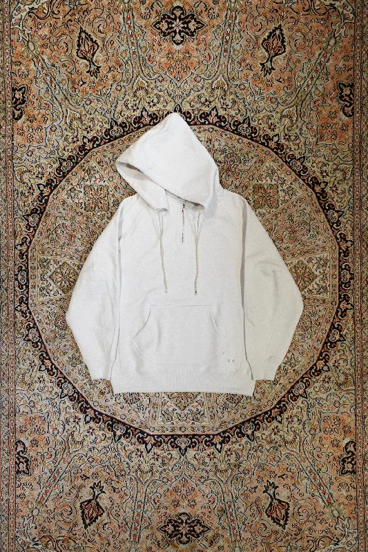 SUGARHILL ATTACHED ZIP-UP HOODIE (IVORY WHITE)