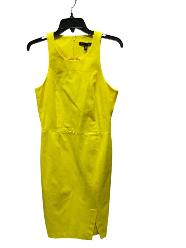 Dress Work By Banana Republic In Yellow, Size: 10tall