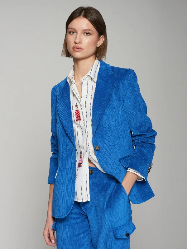 Vilagallo Blue Cordurory Heather Jacket