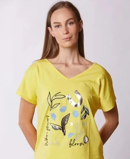 Rizzolo Positional Yellow T Shirt