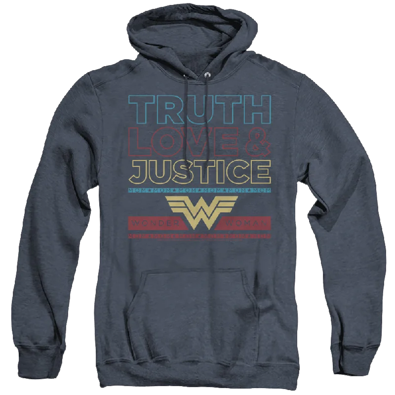 Wonder Woman 1984 Truth Love Justice - Heather Pullover Hoodie