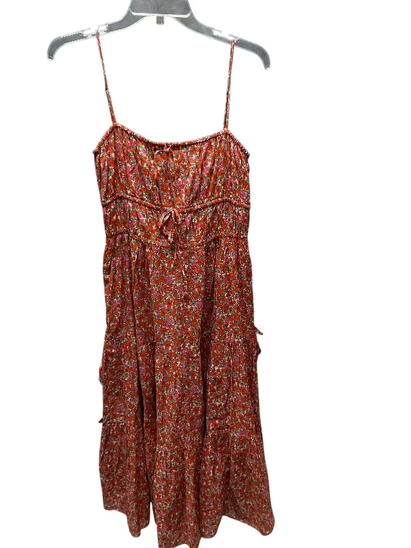 Dress Casual Maxi By J. Crew In Floral Print, Size: M