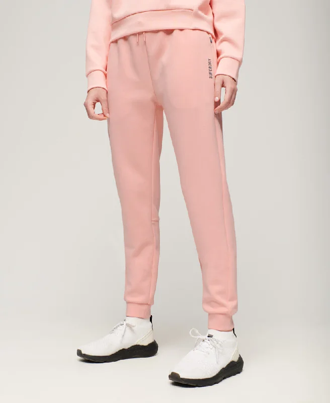 Sports Tech Slim Joggers | Peach Pearl Pink