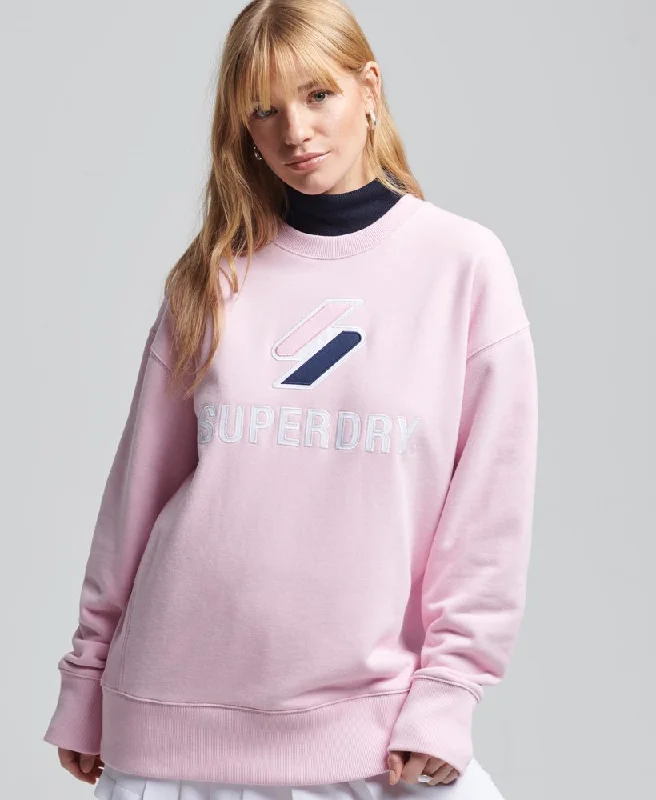 Code Sl Stacked Apq Crew | Roseate Pink