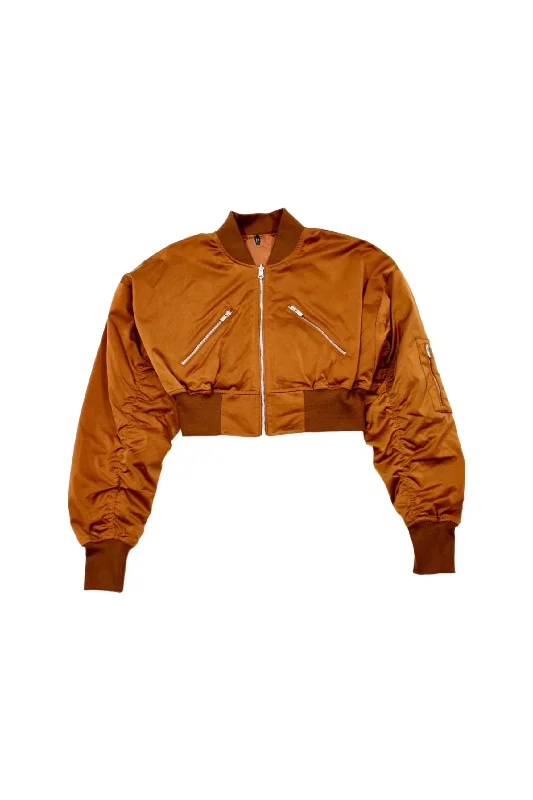 Studio.R330 - Cropped Bomber Jacket