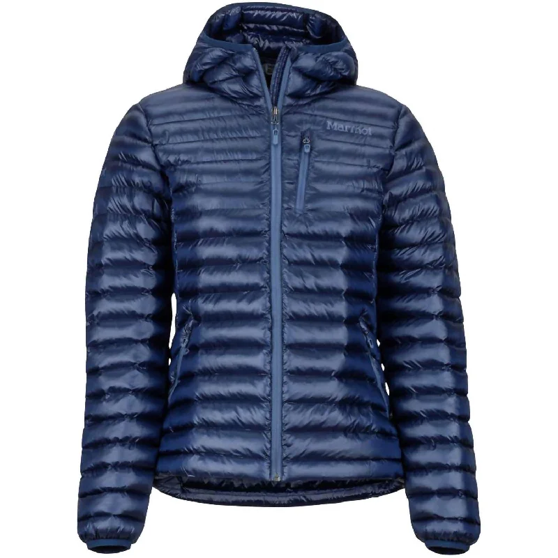 Women's Avant Featherless Hoody Jacket In Arctic Navy