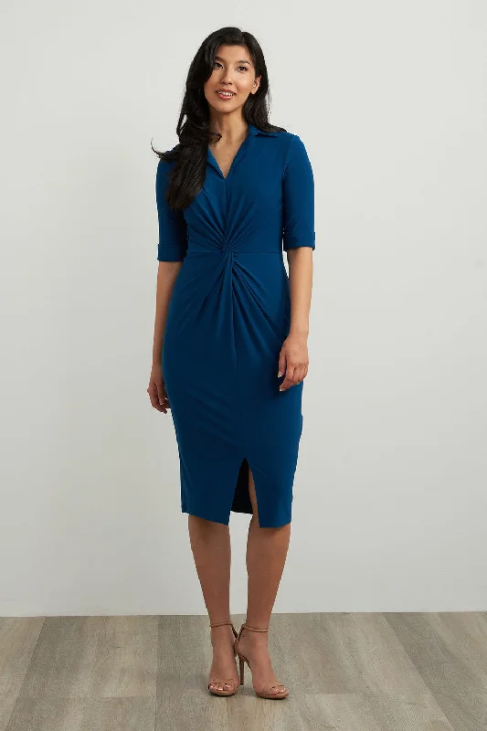 Joseph Ribkoff Wrap Front Dress