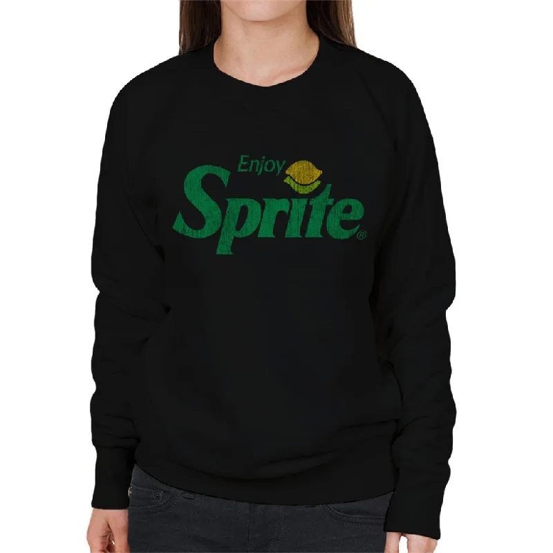 urban workout sweatshirtEnjoy Sprite Distressed Logo Women's Sweatshirt