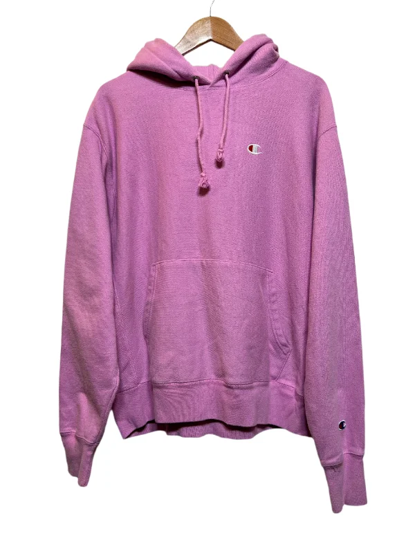 workout style hoodieChampion Pink Hoodie (Size L)