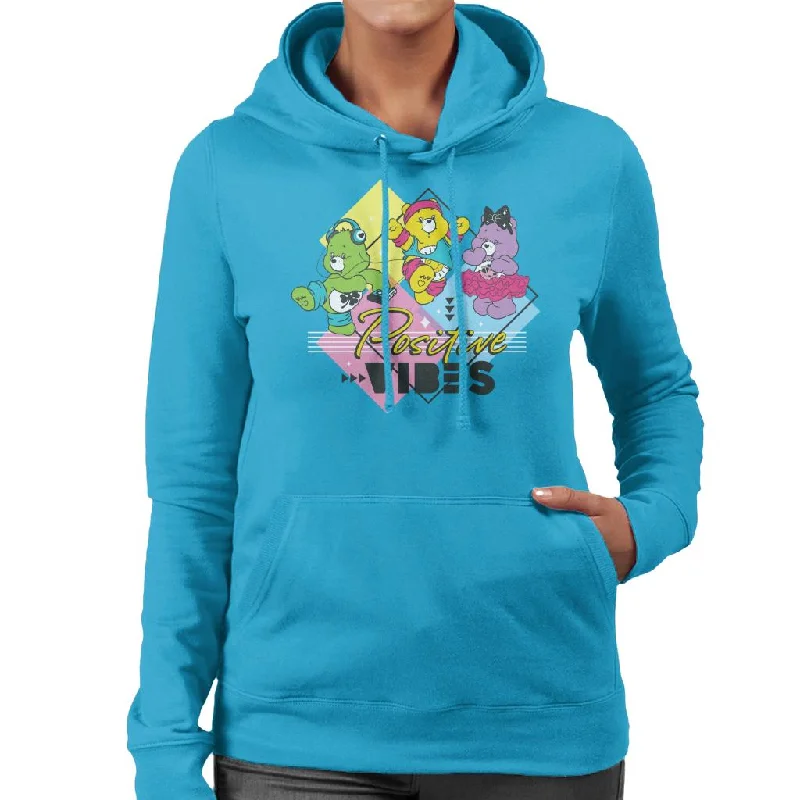 Care Bears Good Luck Bear Positive Vibes Women's Hooded Sweatshirt