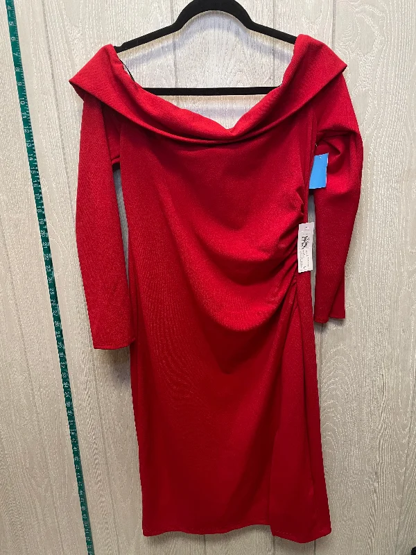 Dress Party Midi By PREMIER AMOUR  In Red, Size: L