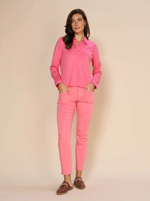 Mos Mosh Camellia Rose Rowan Jersey Blouse