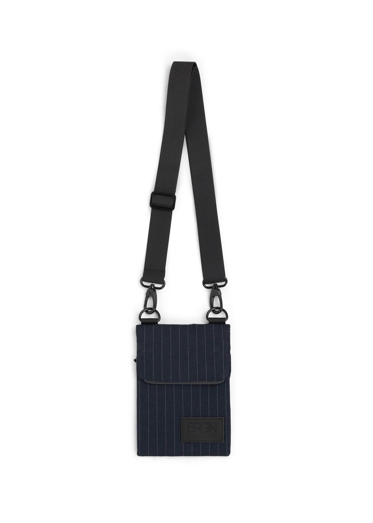 BRGN Regndrape Navy Pinstripe Purse