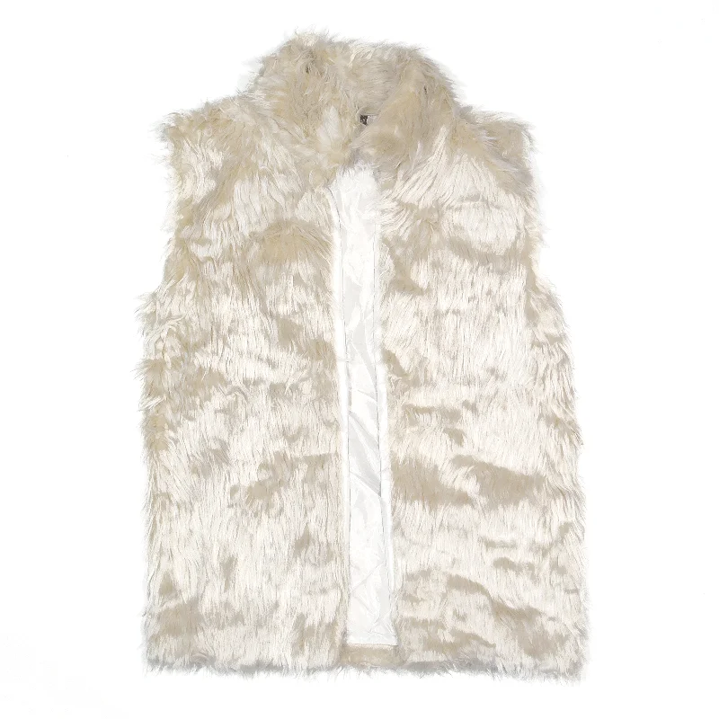 BCK-MODA Gilet White Womens M