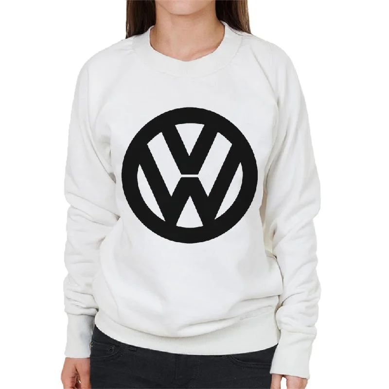 performance workout sweatshirtVolkswagen Classic Black VW Logo Women's Sweatshirt