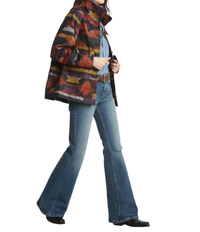 Yellowstone Printed Jacket In Multi