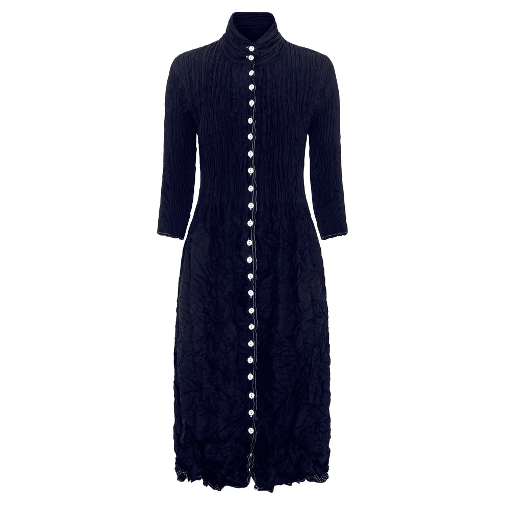 Alquema Nehru Dress/Coat - Ink