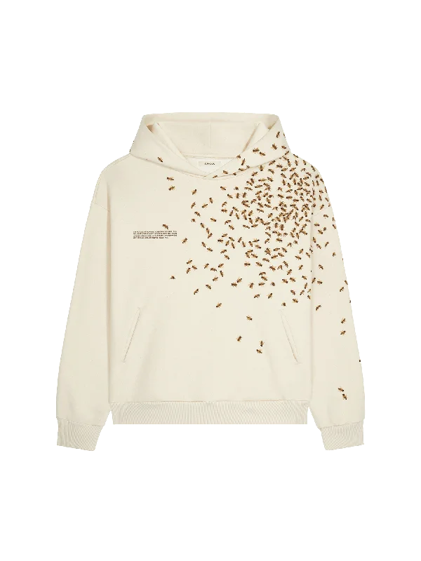 Womens Bee The Change Hoodie—undyed