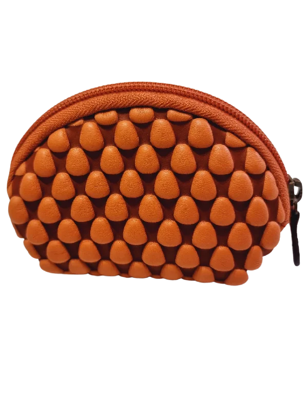 Tissa Fontaneda Orange Half Moon Purse