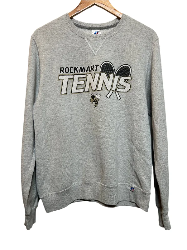 premium gym hoodieRockmart Tennis Mens Grey Sweatshirt (Size S)