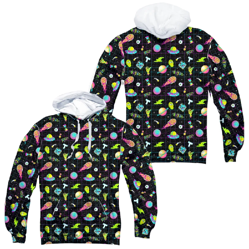 Rick and Morty Opening Icons - All-Over Print Pullover Hoodie