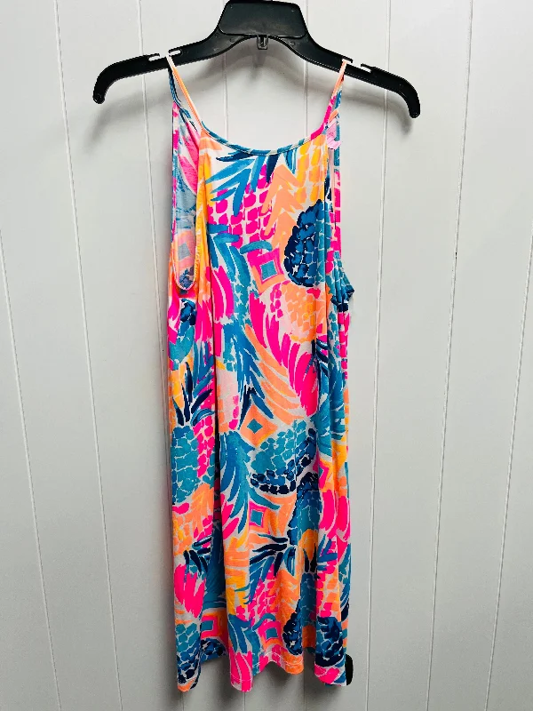 Dress Designer By Lilly Pulitzer In Blue & Orange, Size: Xs