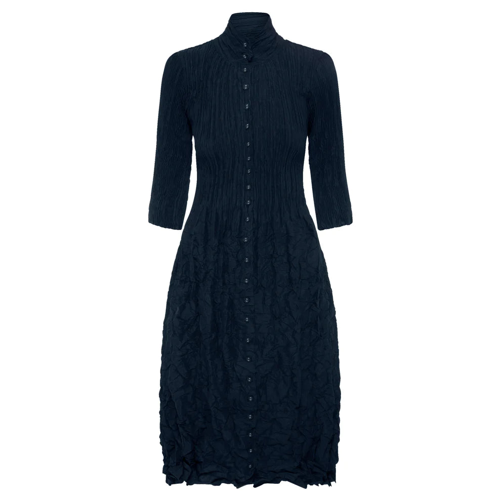 Alquema Nehru Midnight Coat Dress