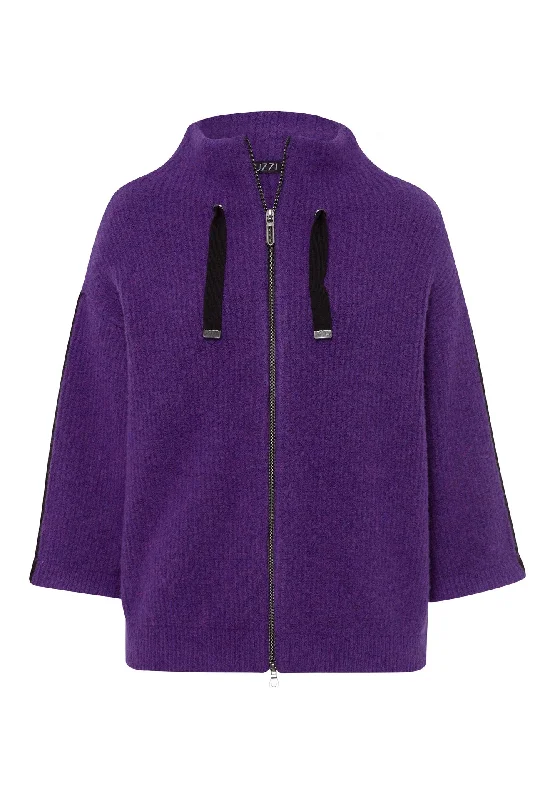 Tuzzi Purple Knitted Cardigan