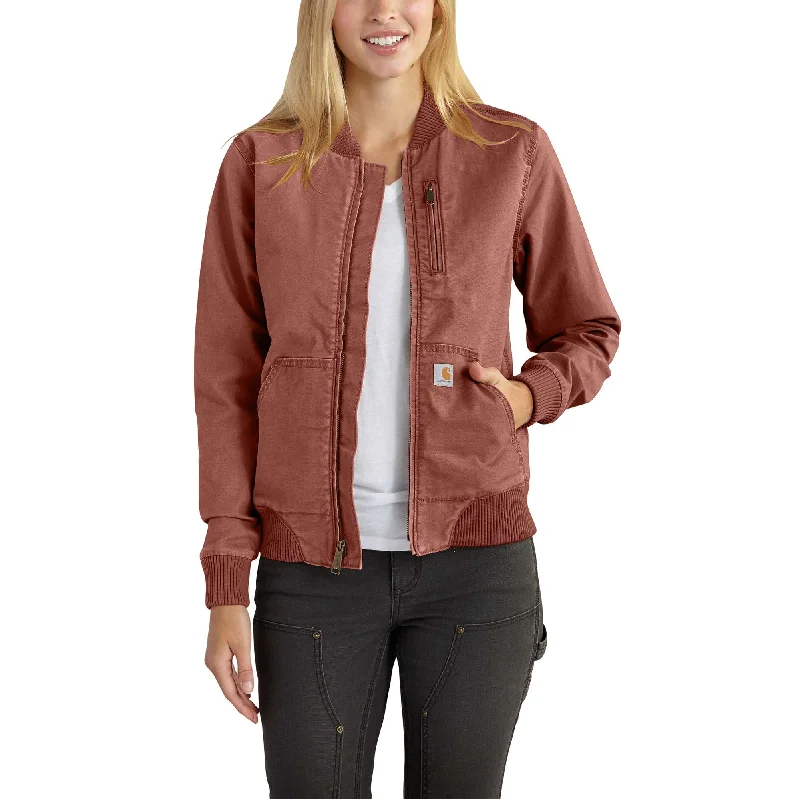 Women's Rugged Flex® Relaxed Fit Canvas Jacket - 1 Warm Rating