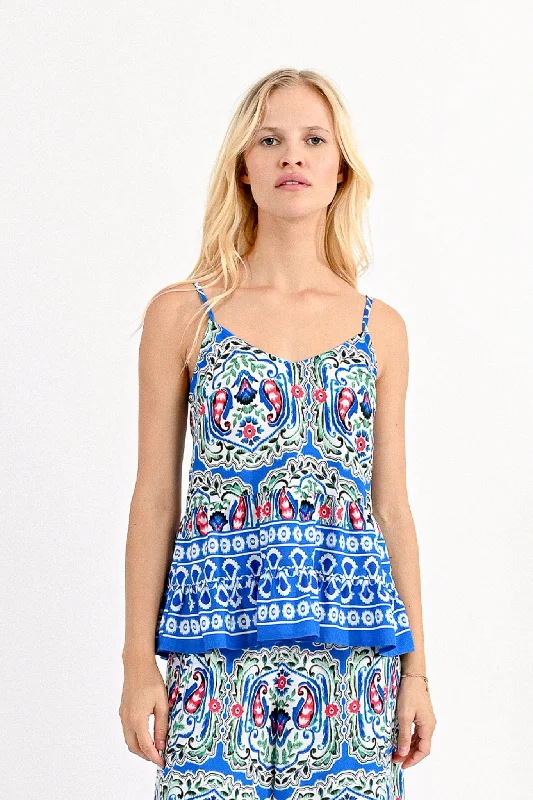 Molly Bracken Blue Athena Cami