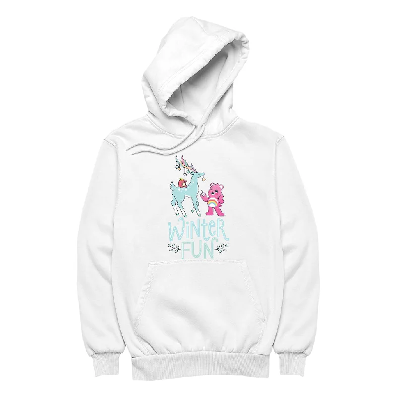 Care Bears Unlock The Magic Christmas Winter Fun Women's Hooded Sweatshirt