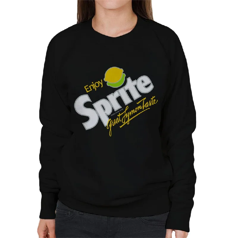 comfortable athletic sweatshirtSprite 80s Retro Logo Women's Sweatshirt