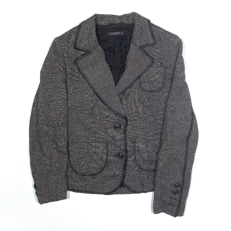 GLOBUS ESSENTIALS Wool Blend Blazer Jacket Grey Womens S