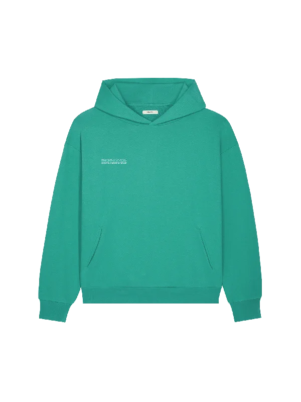 Womens 365 Midweight Hoodie—mangrove turquoise