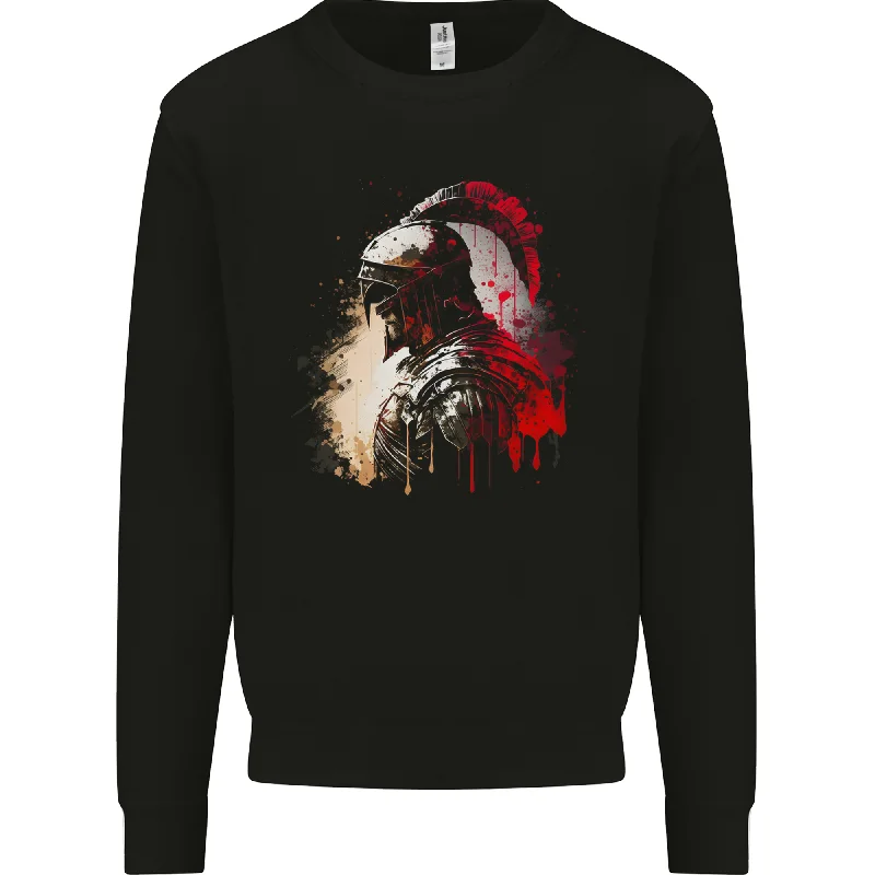 streetwear gym sweatshirtA Spartan Gladiator Bodybuilding MMA Mens Sweatshirt Jumper