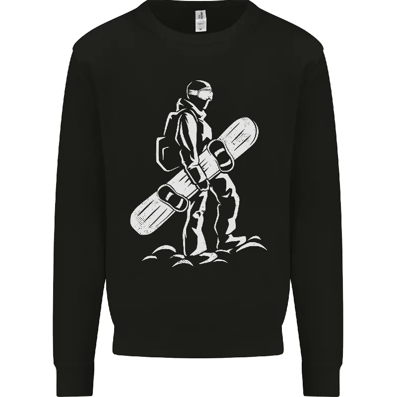 workout style hoodieA Snowboarder Snowboarding Mens Sweatshirt Jumper