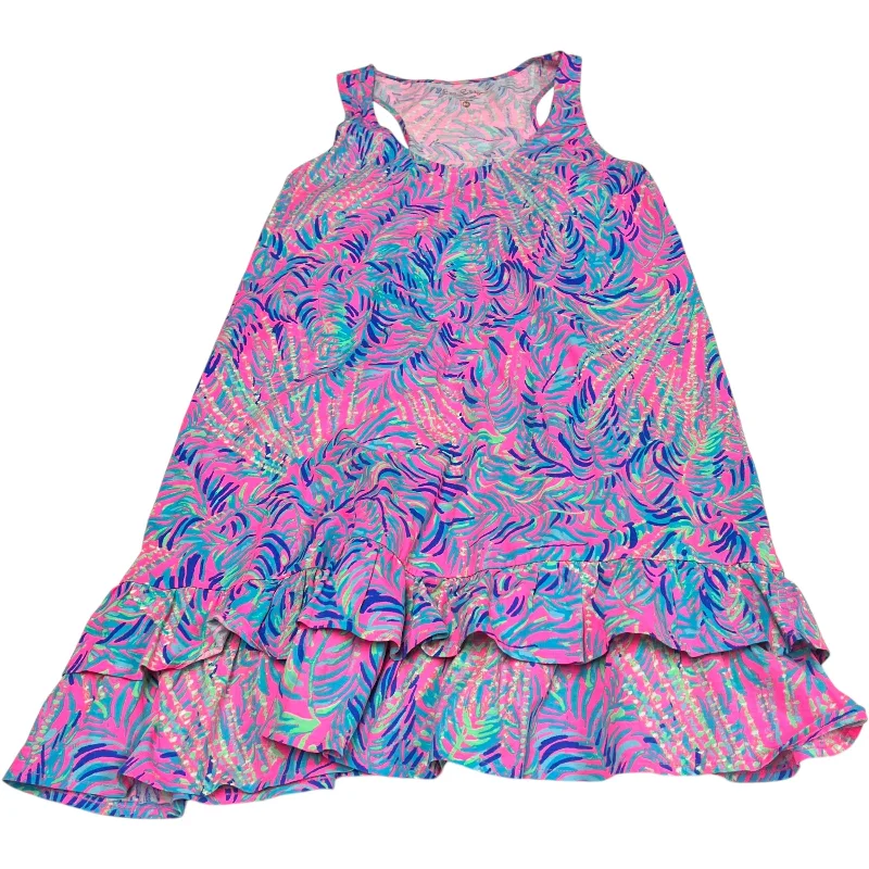 Dress Designer By Lilly Pulitzer In Blue & Pink, Size: M