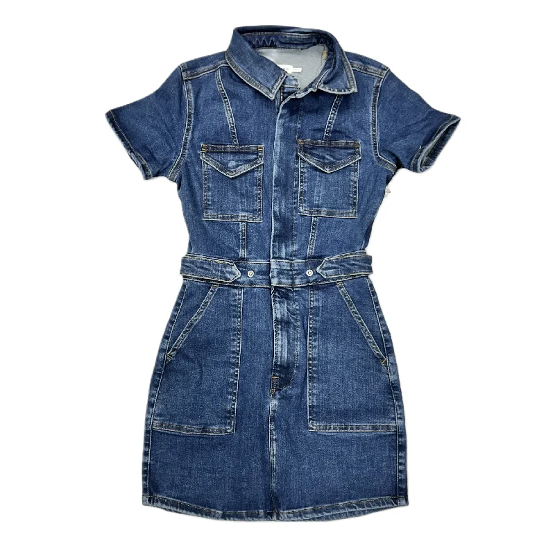 Dress Casual Short By Good American In Blue Denim, Size: S