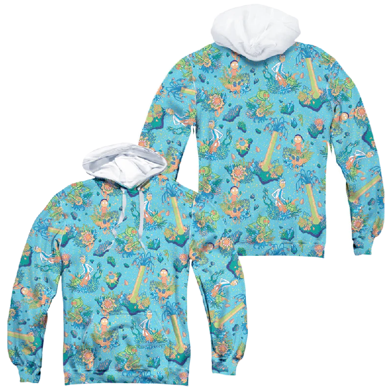 Rick and Morty Ricktanical - All-Over Print Pullover Hoodie